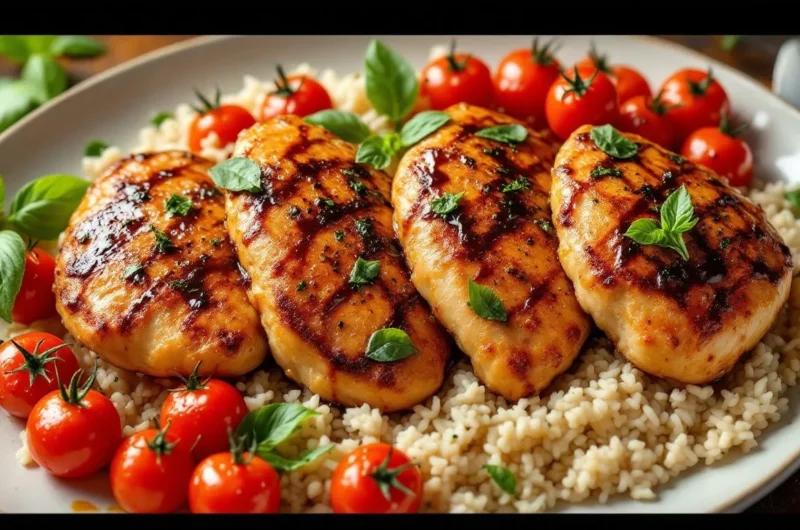 Quick and Easy Balsamic Chicken Breast in the Oven