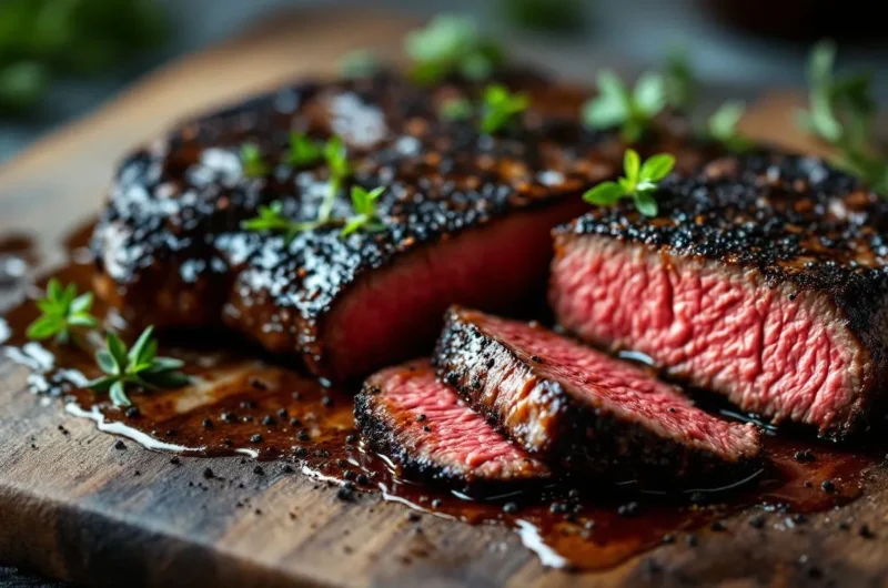 Easy Black Pepper Angus Steak with Bold Flavors