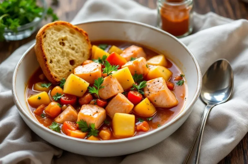 Quick Salmon Stew recipe: Ready in 30 Minutes!